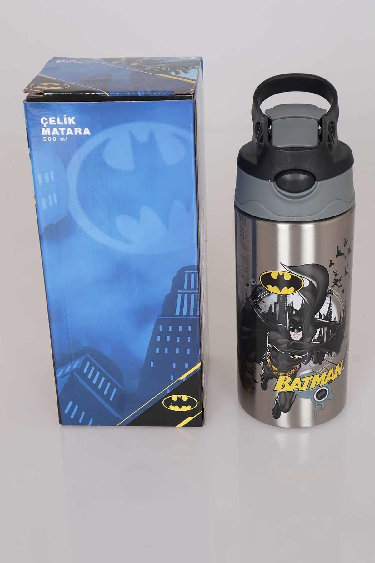 LİSANSLI BATMAN ÇELİK MATARA 500 ML