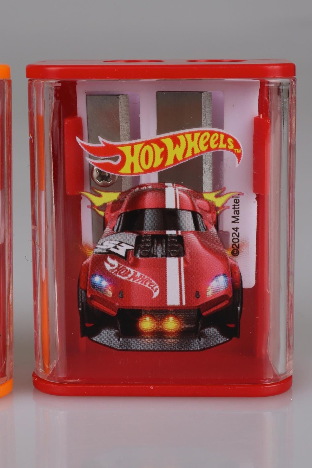 YENİ SEZON LİSANSLI HOT WHEELS "2 ADET" ÇİFT BIÇAKLI KALEMTRAŞ