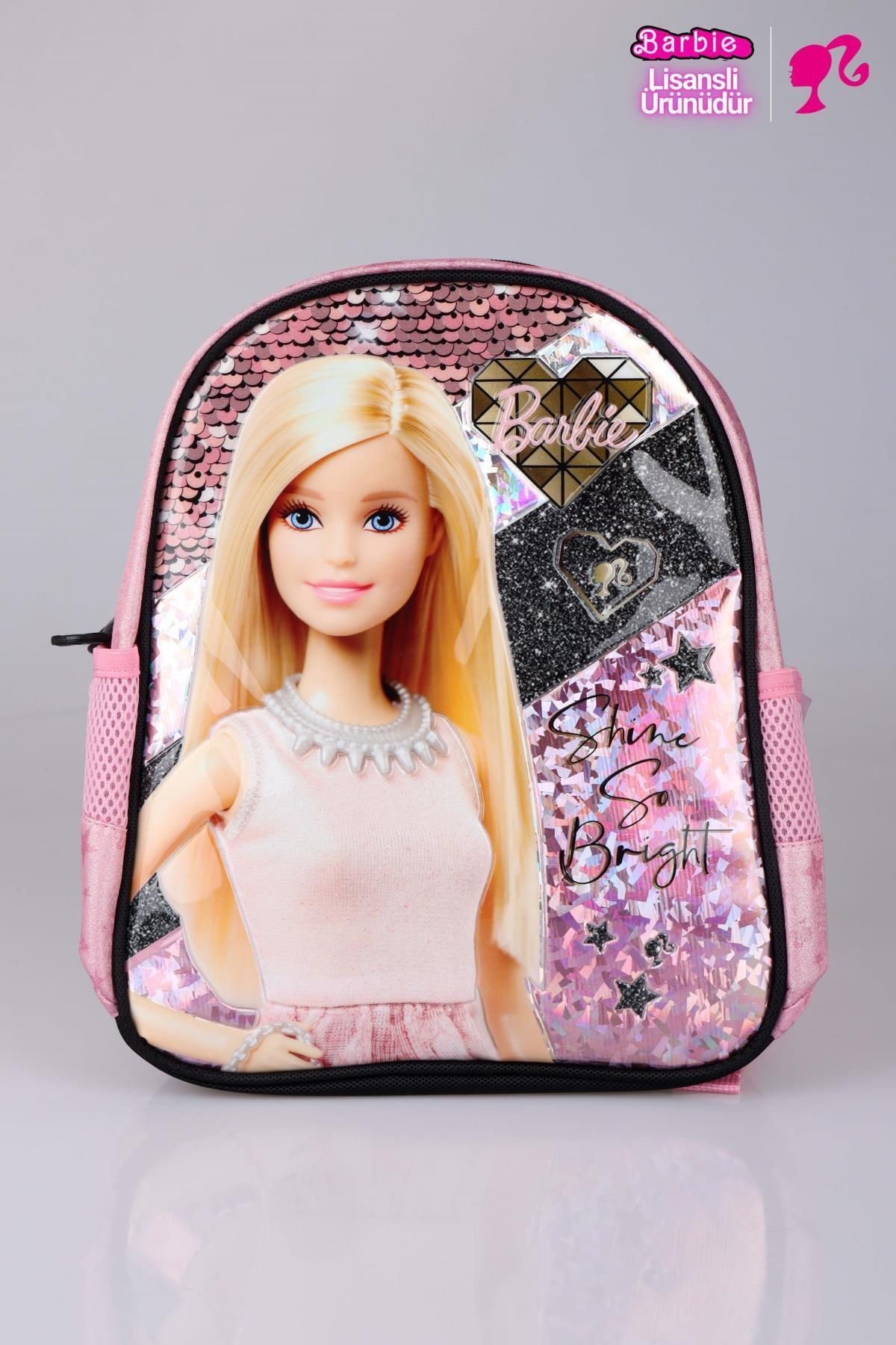 LİSANSLI BARBIE GİZEMLİ PARILTILAR KOLEKSİYONU ANAOKUL,KALEM VE BESLENME ÇANTASI SETİ