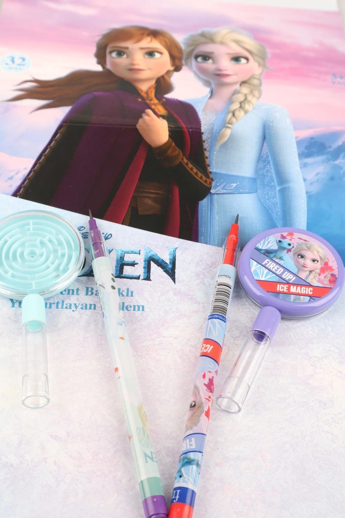 YENİ SEZON LİSANSLI ELSA FROZEN YUMURTALAYAN LABİRENT FİGÜRLÜ GEÇMELİ KURŞUN KALEM