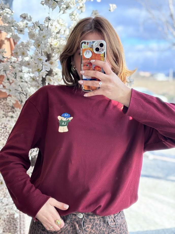 Ayıcık Nakışlı Tshirt