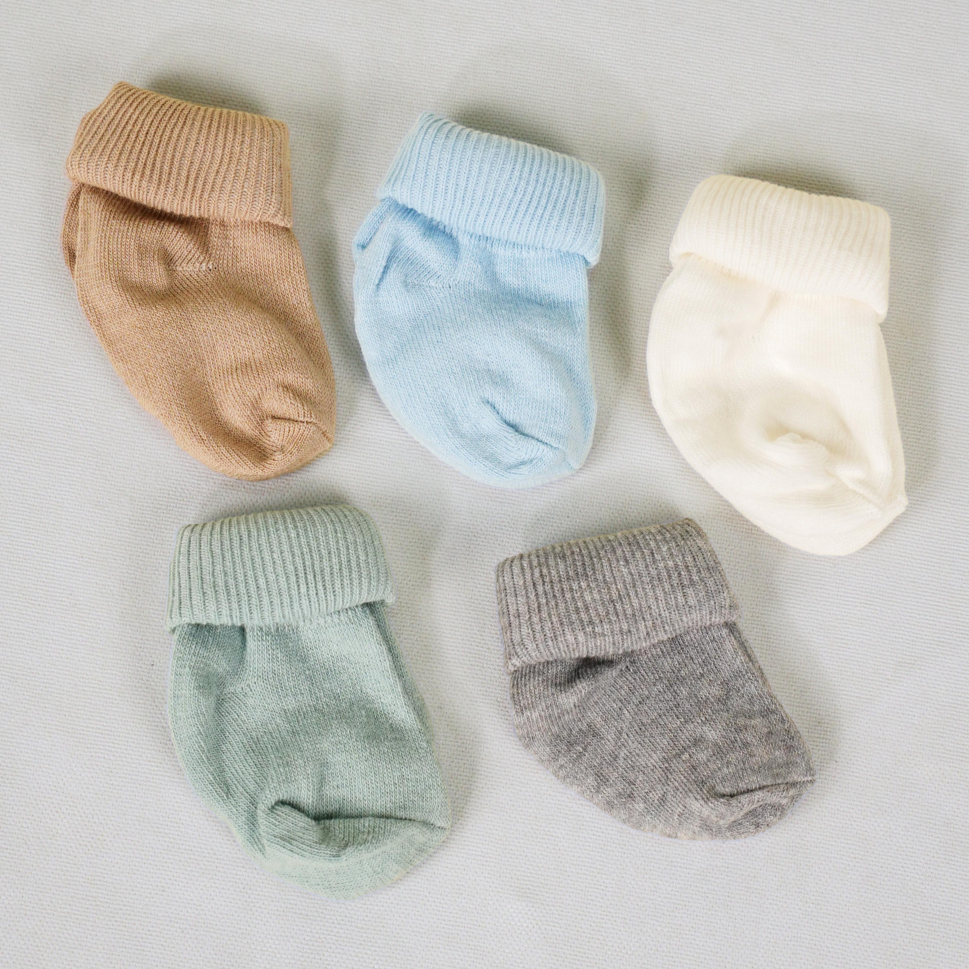 Lora Bliss Unisex 5’li Bebek Çorap Seti - Çok Renkli