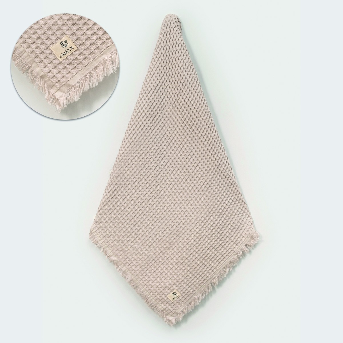 Lora Bliss Unisex Petek Desenli Battaniye – 110x110 cm