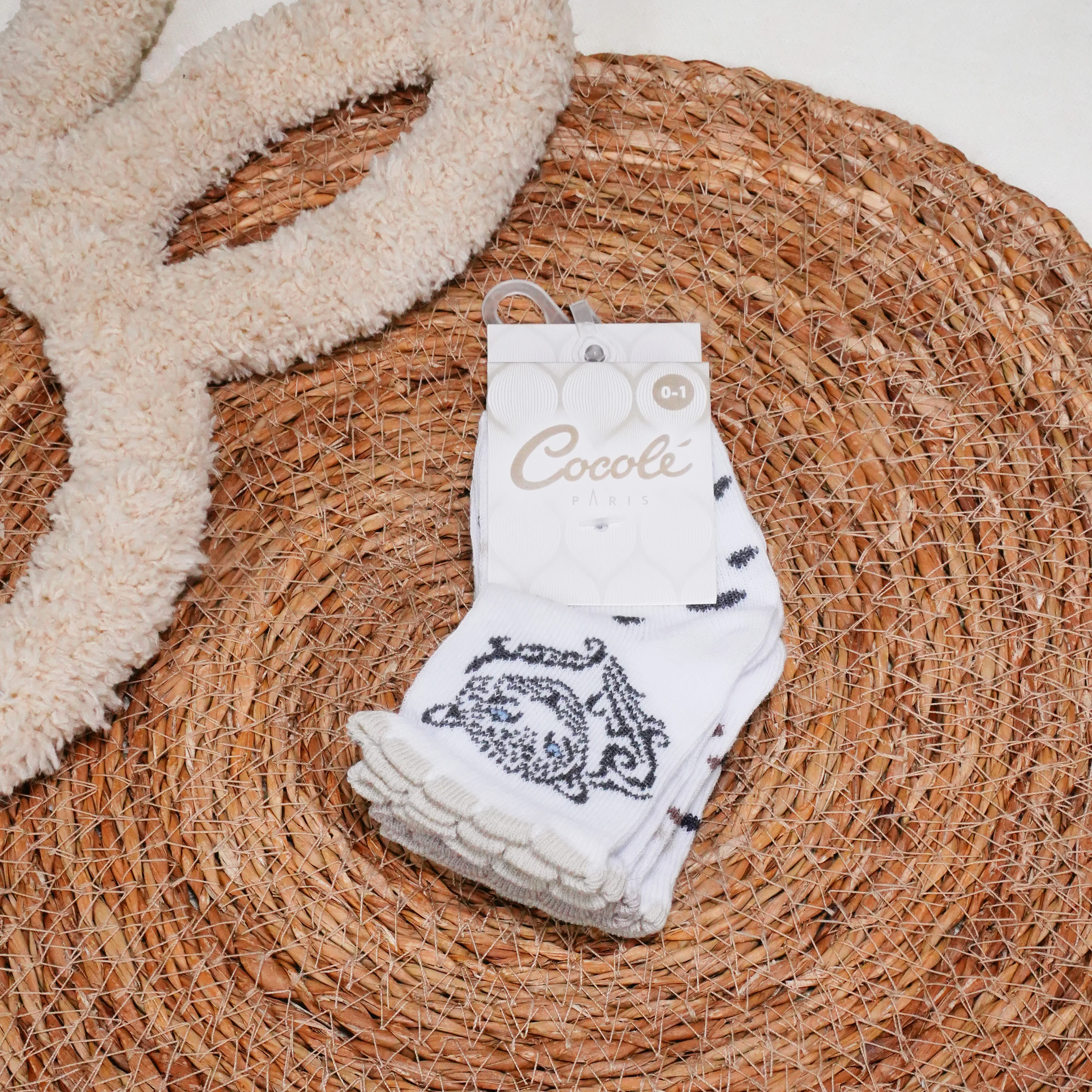 Lora Bliss 3'lü Soket Çorap - Beyaz