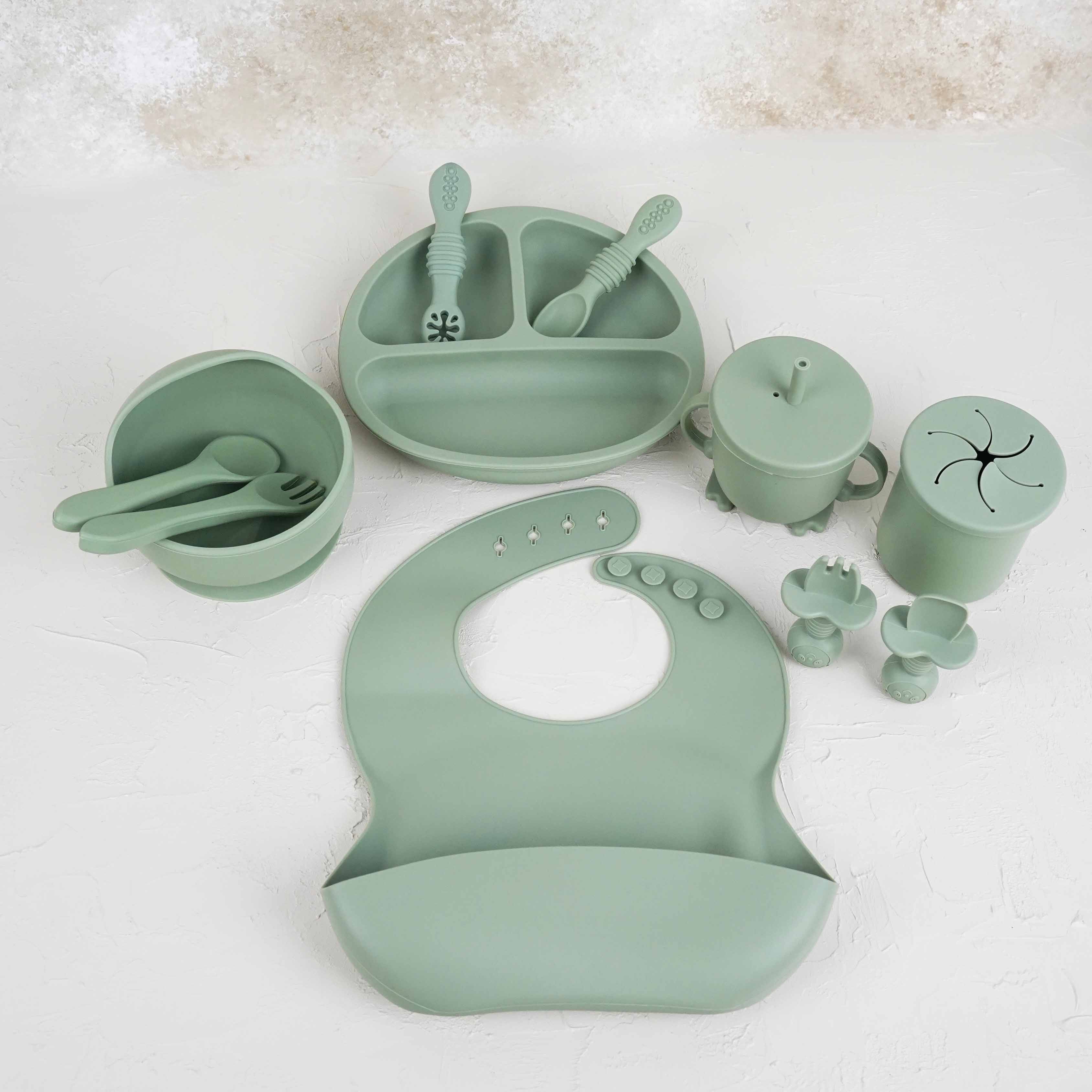 Lora Bliss 12 Parça Silikon Çocuk Beslenme Seti