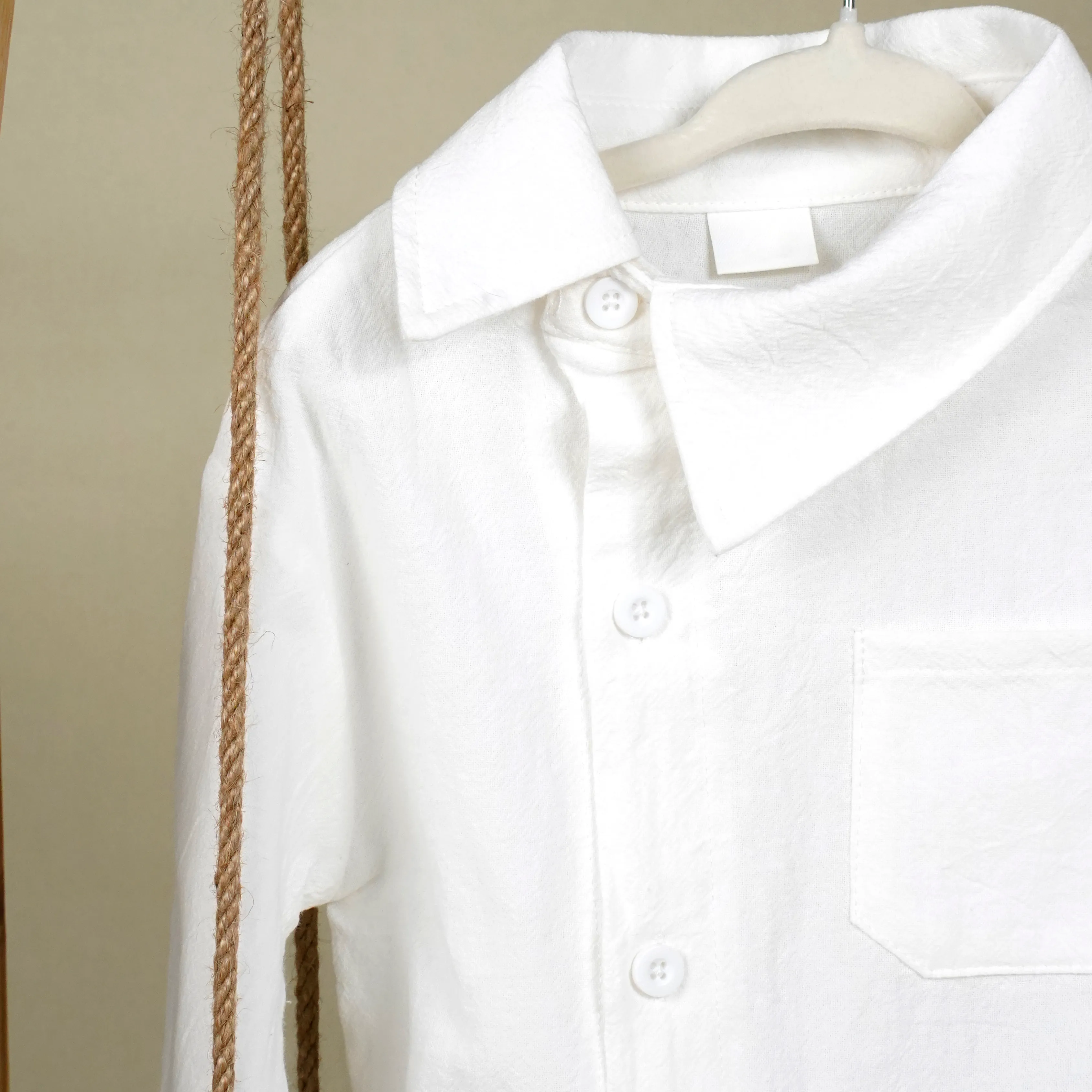 Lora Bliss Erkek Çocuk Beyaz Gömlek ve Yeşil Pantolon Takım