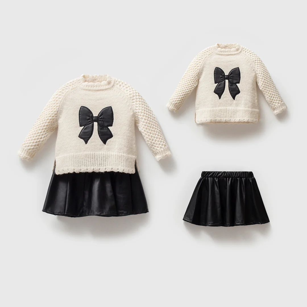 Nipperland Kız Kloş Etekli Takım - Siyah