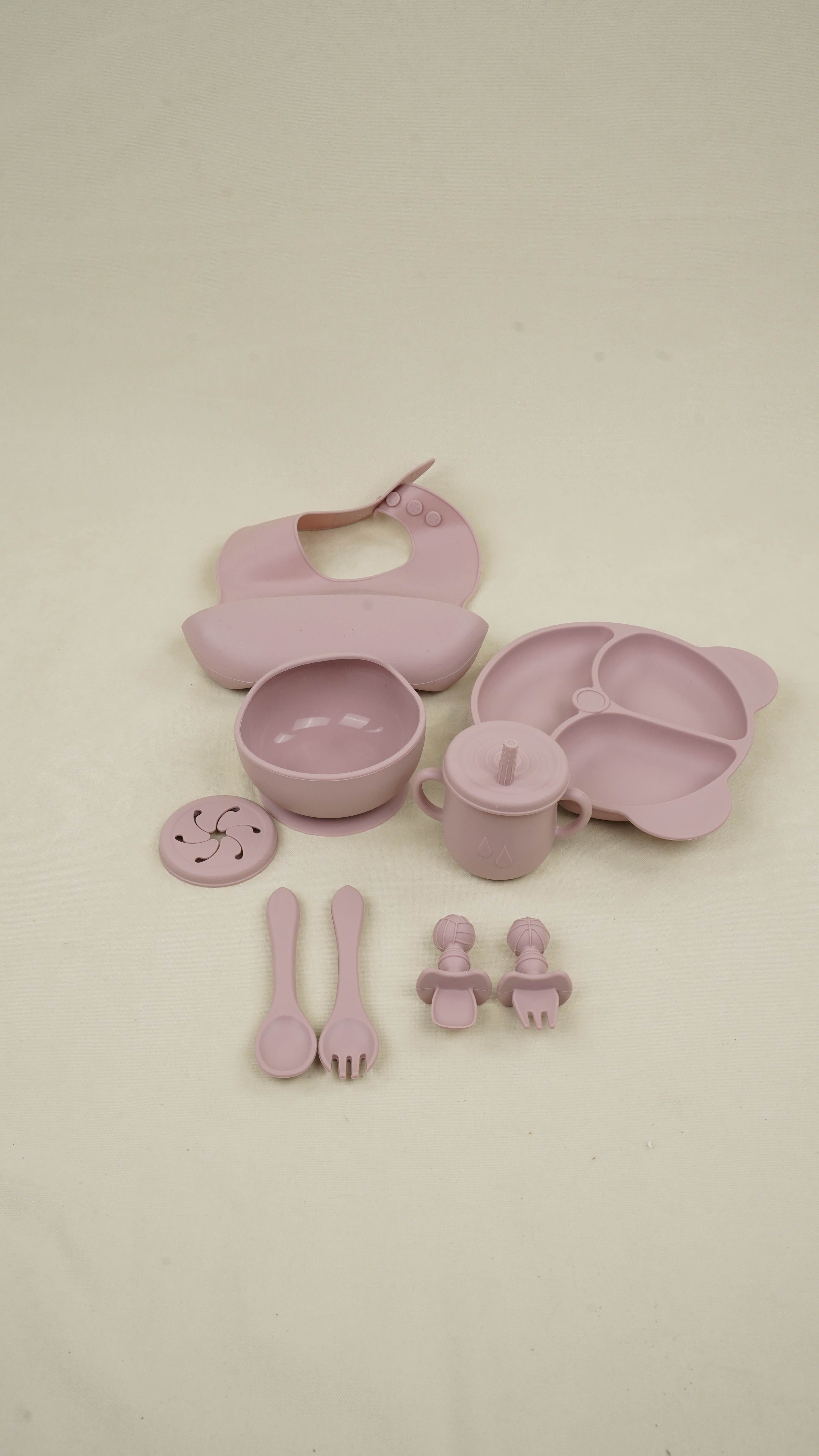 Lora Bliss 10 Parça BPA İçermeyen Silikon Mama Seti