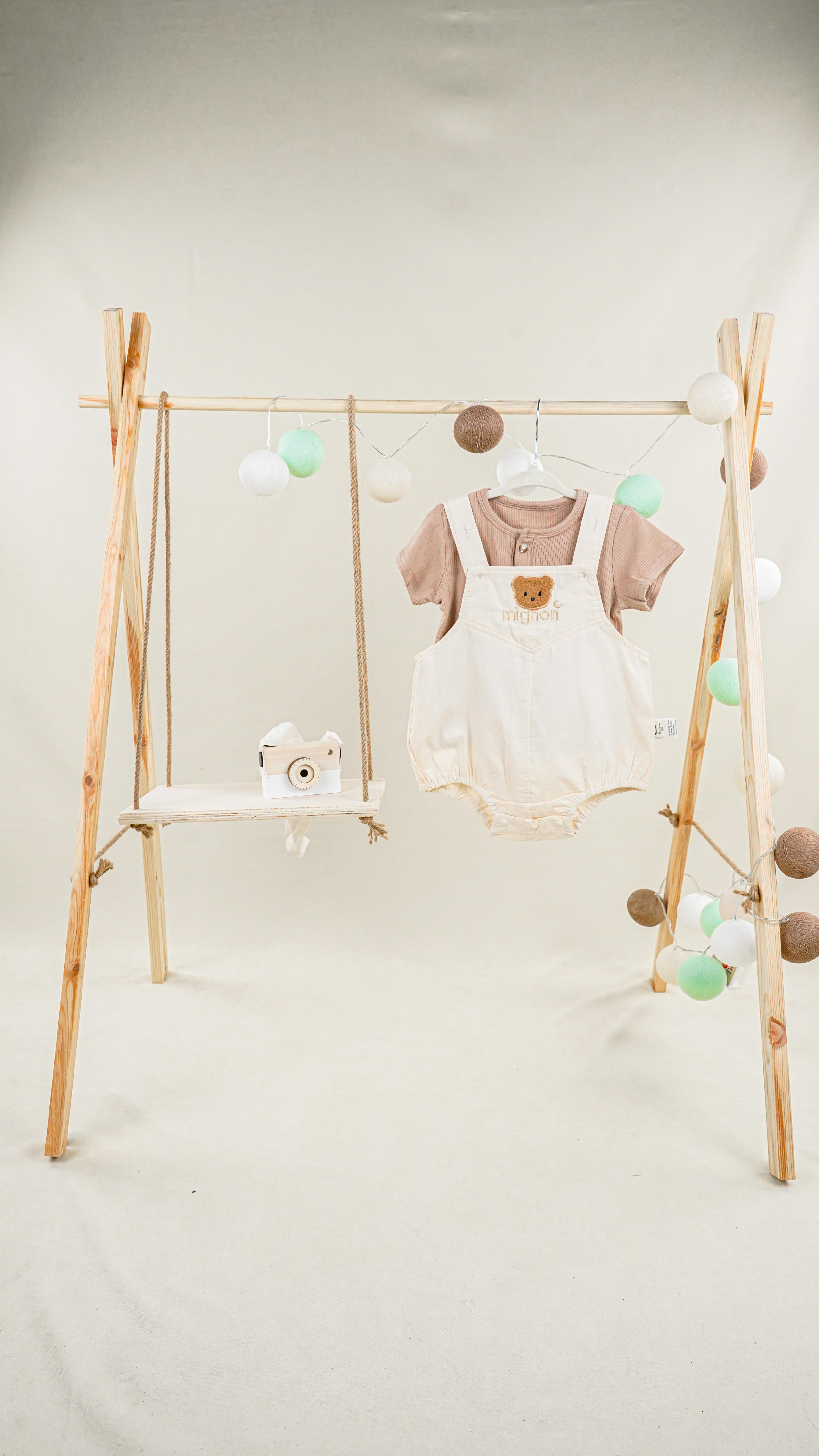 Mignon Ayıcık Nakışlı Zıbın Tulum – 18-24 Ay