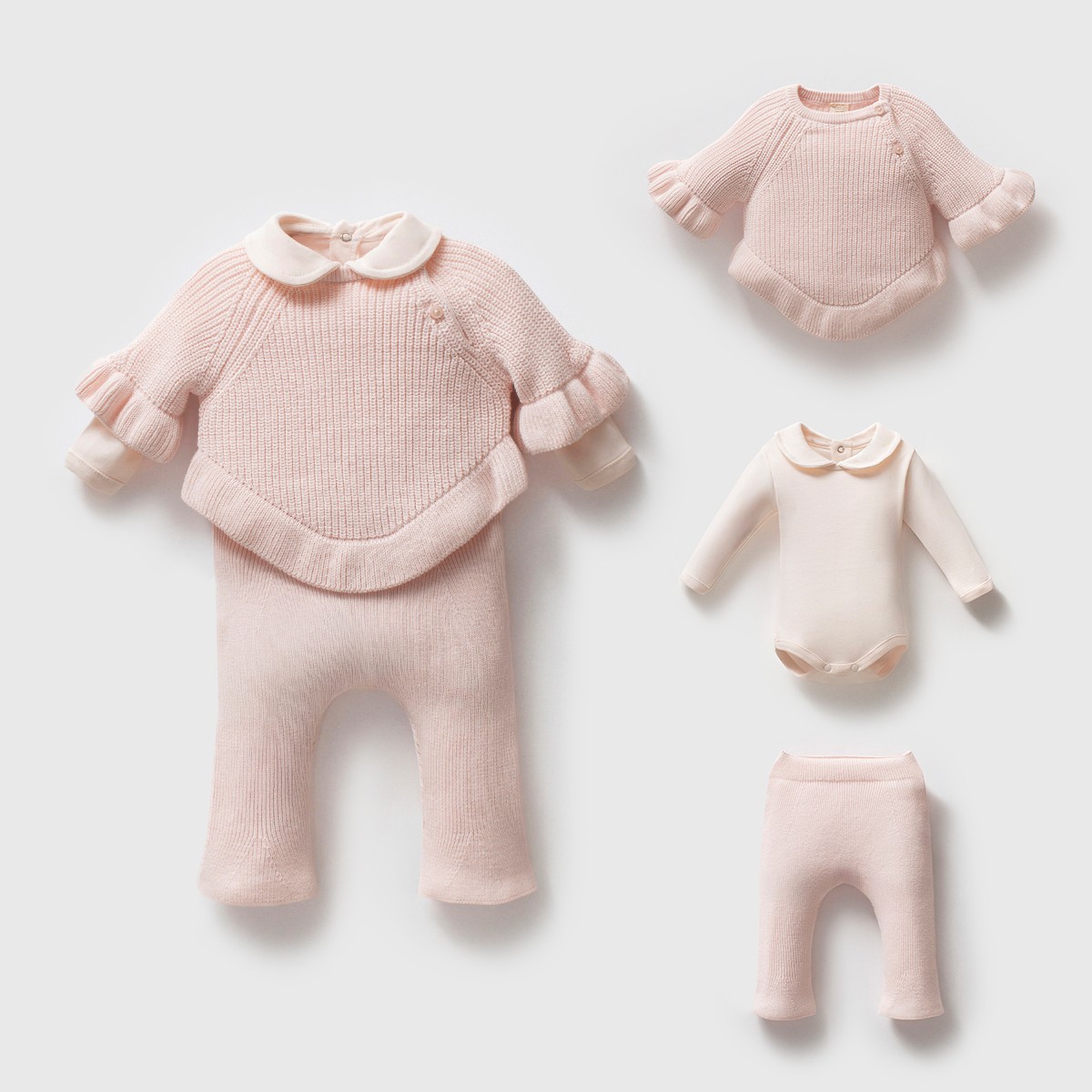 Nipperland Kız Bebek 12 Ay Pançolu Takım – Pembe