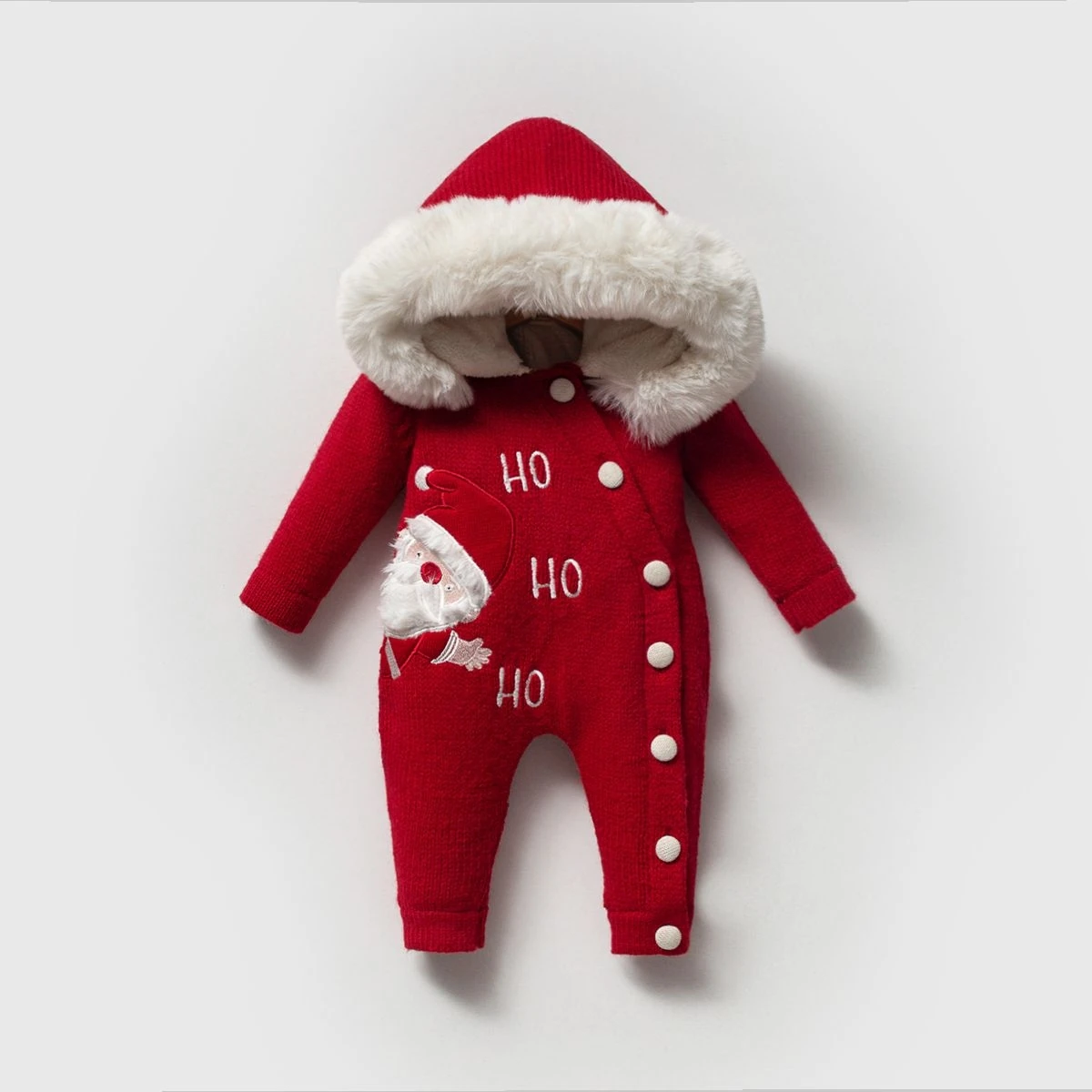 Lora Bliss Unisex Christmas Kapüşonlu - Kırmızı