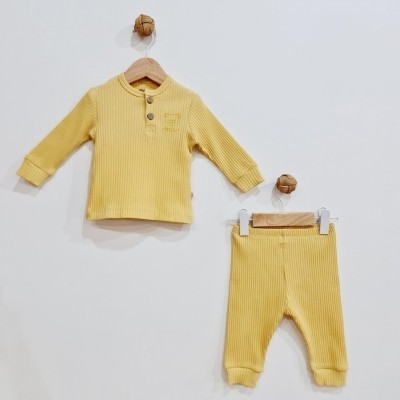 Lora Bliss Unisex Bear 2’li Takım - Hardal