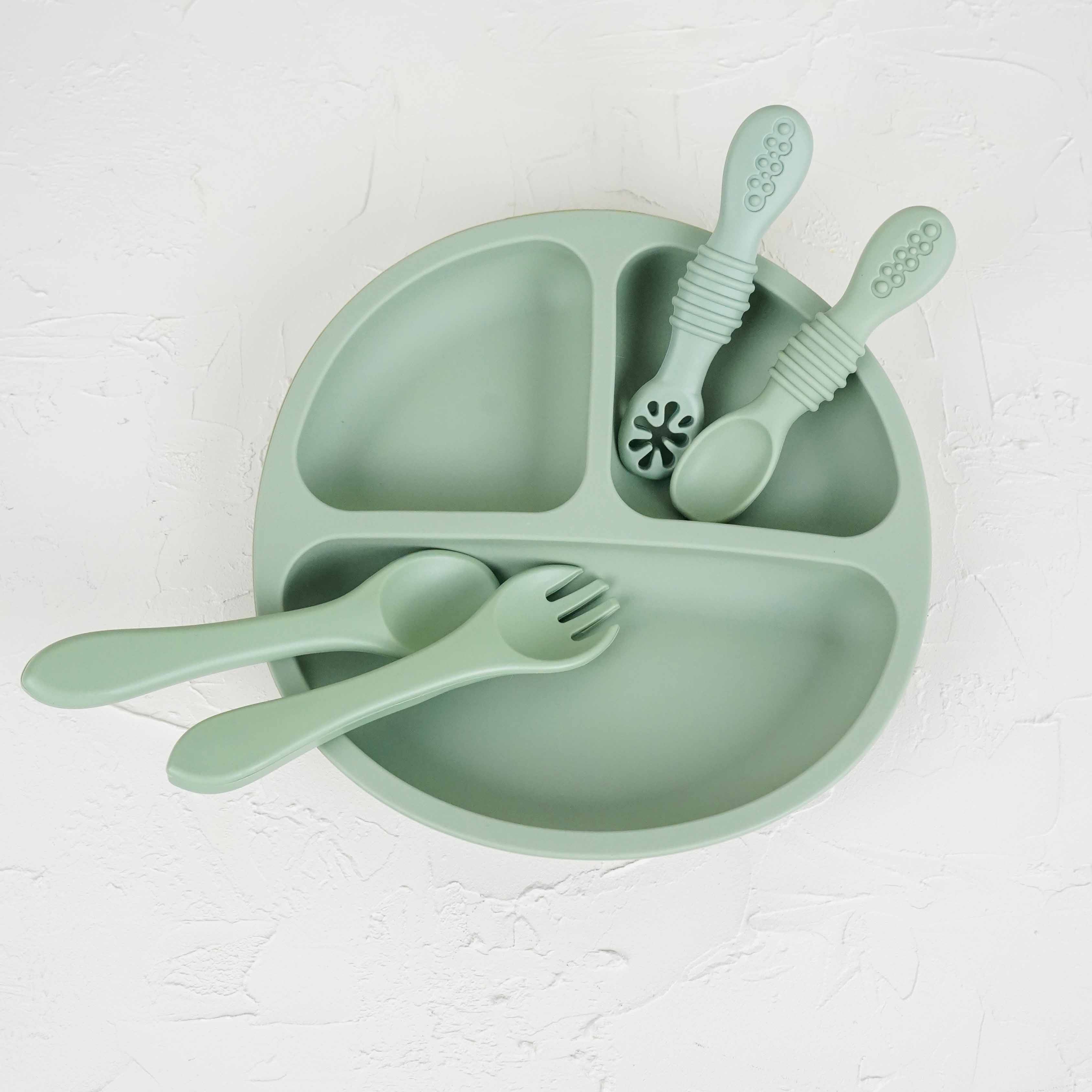 Lora Bliss 12 Parça Silikon Çocuk Beslenme Seti