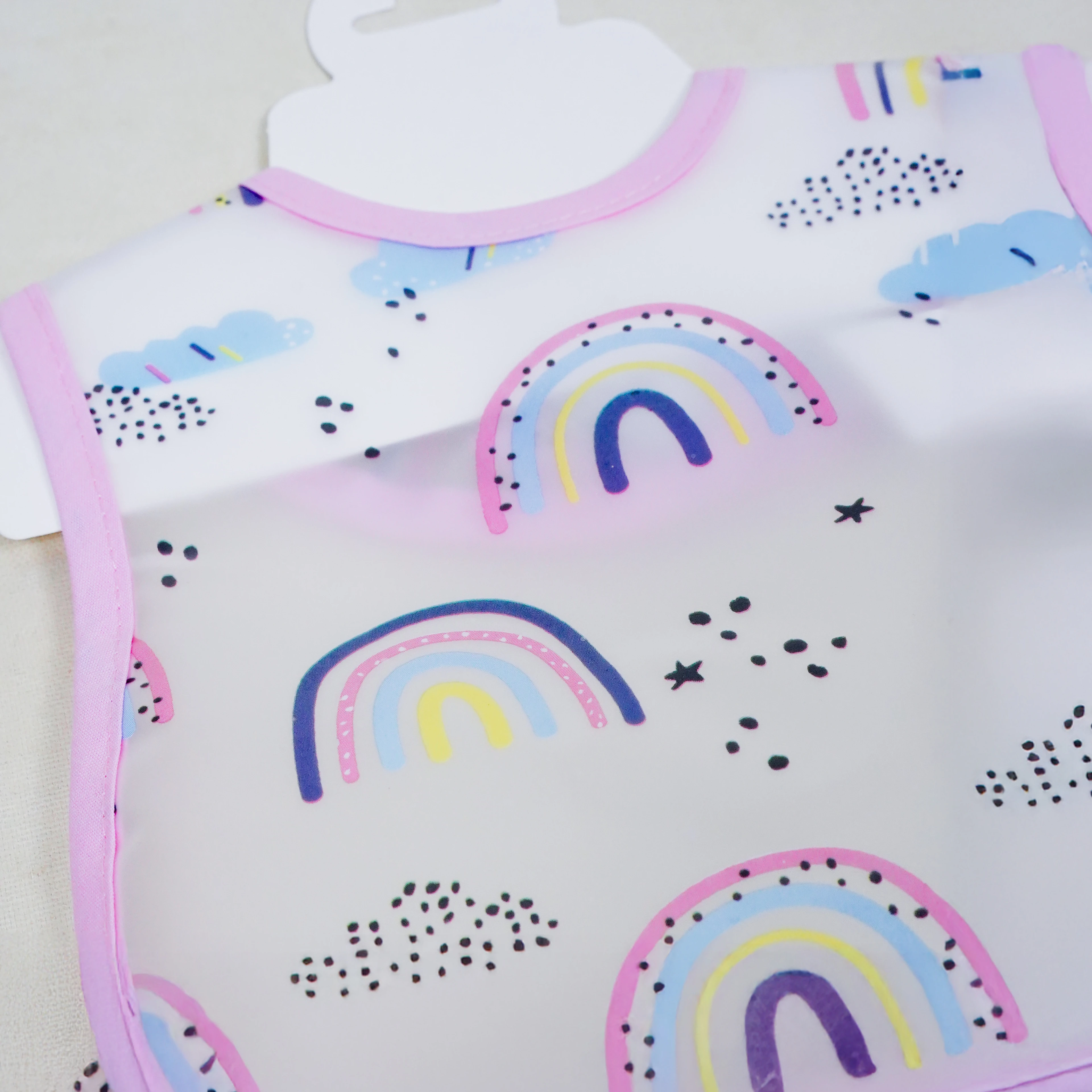 Lora Bliss - Unisex Desenli EVA Küçük Önlük - Pembe