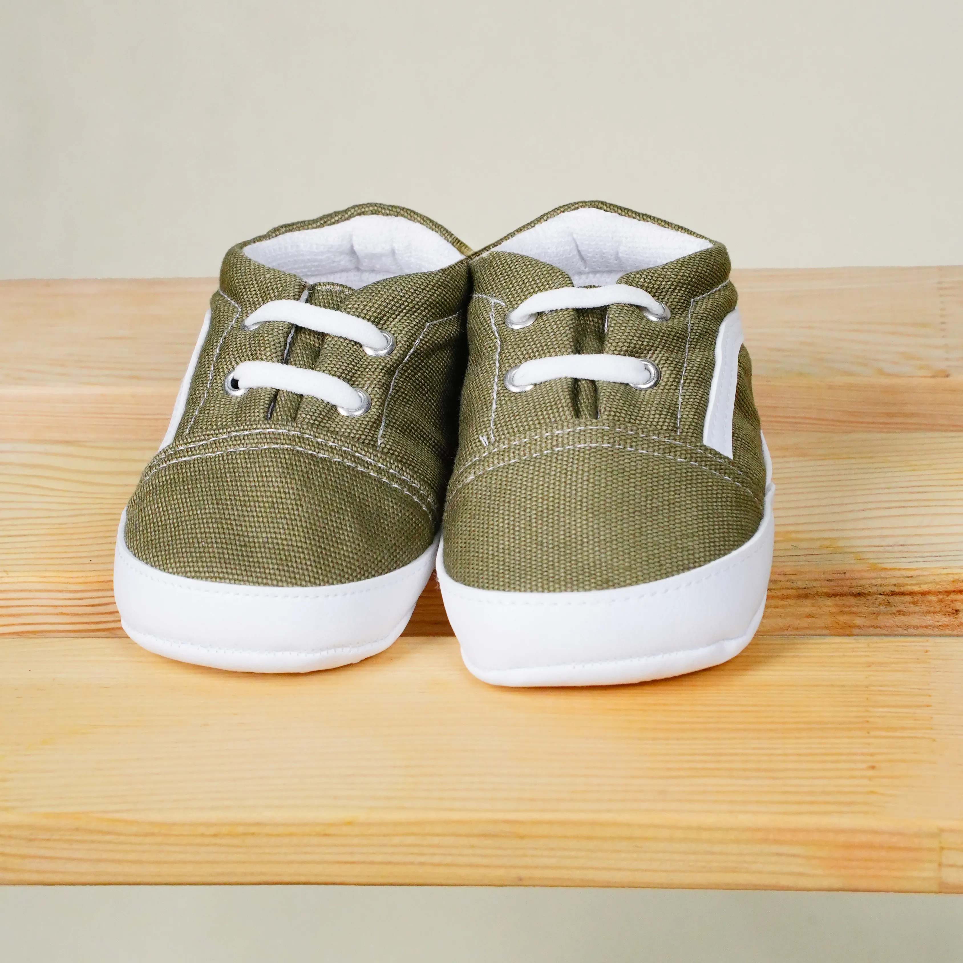 Lora Bliss Erkek Bağcıklı Spor Patik | Rahat ve Esnek Taban - Beyaz- Yeşil