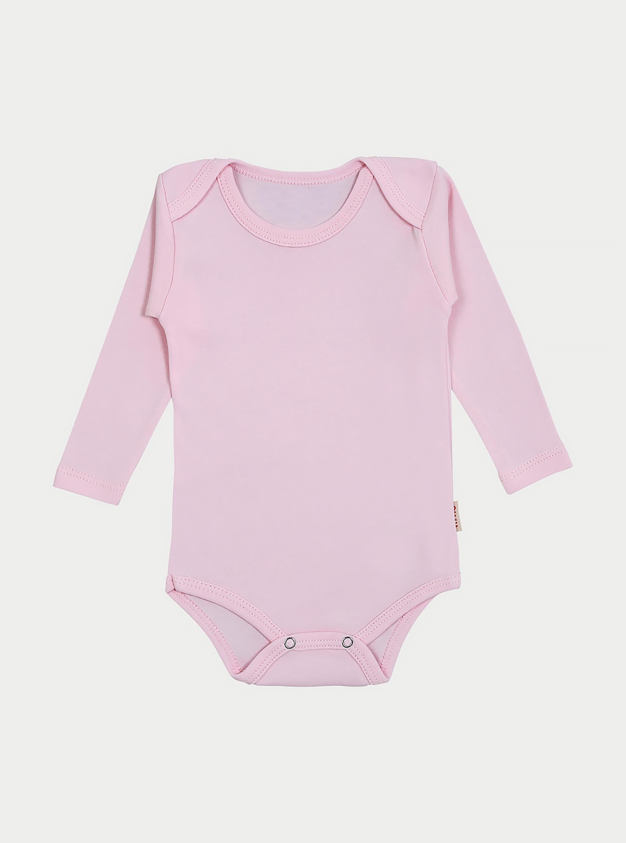 Lora Bliss Unisex Uzun Kollu Body - Pembe