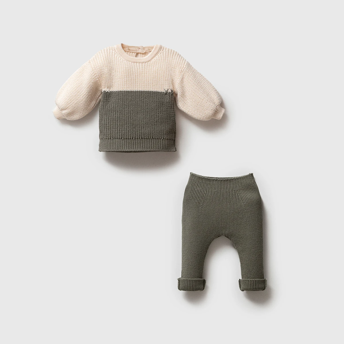 Niperland Unisex Lucas İkili Takım - Beyaz- Yeşil