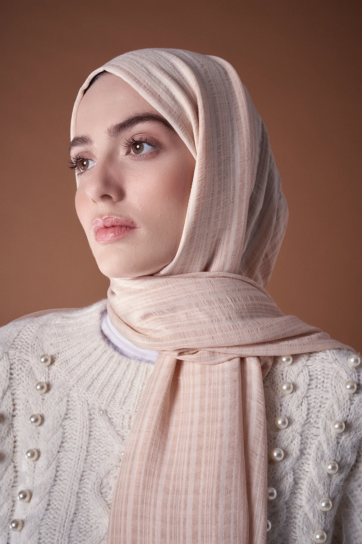 Misto Pamuk Şal - Kum Beji