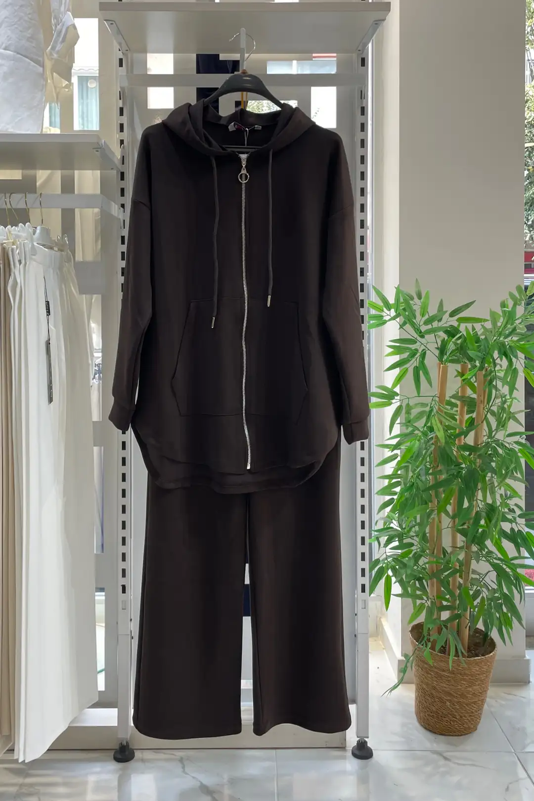 Fermuarlı Oysho Takım - Siyah