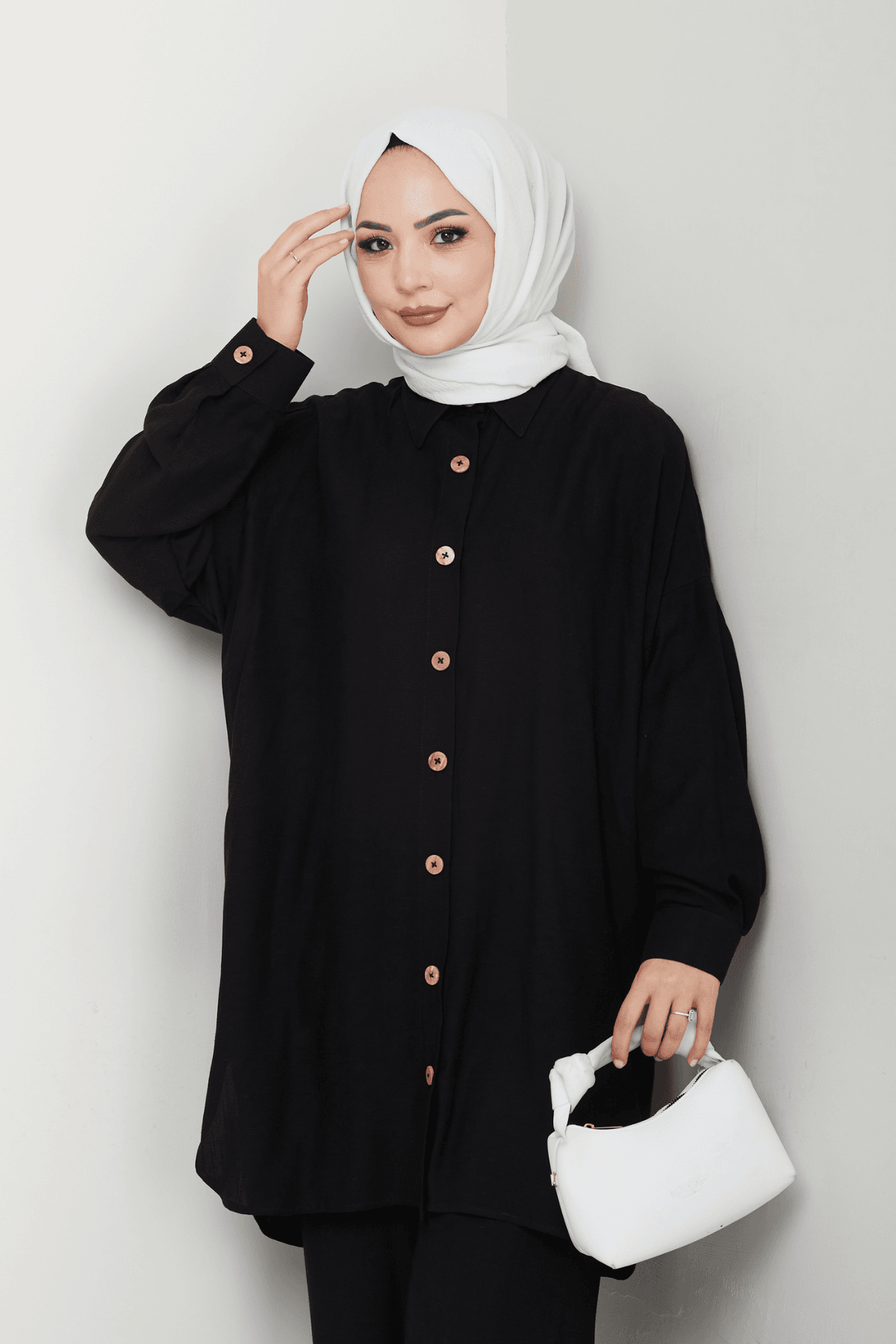 Keten Tunik Pantolon İkili Takım