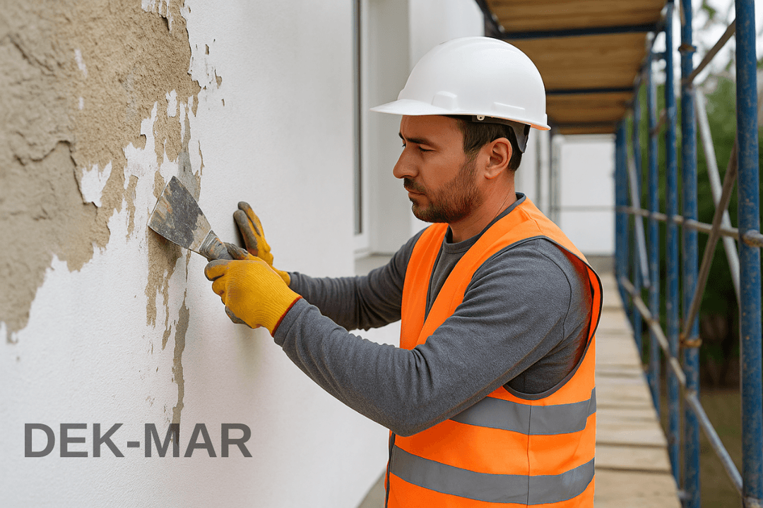 Mantolama öncesi dış cephe yüzey hazırlığı ve temizlik işlemi 