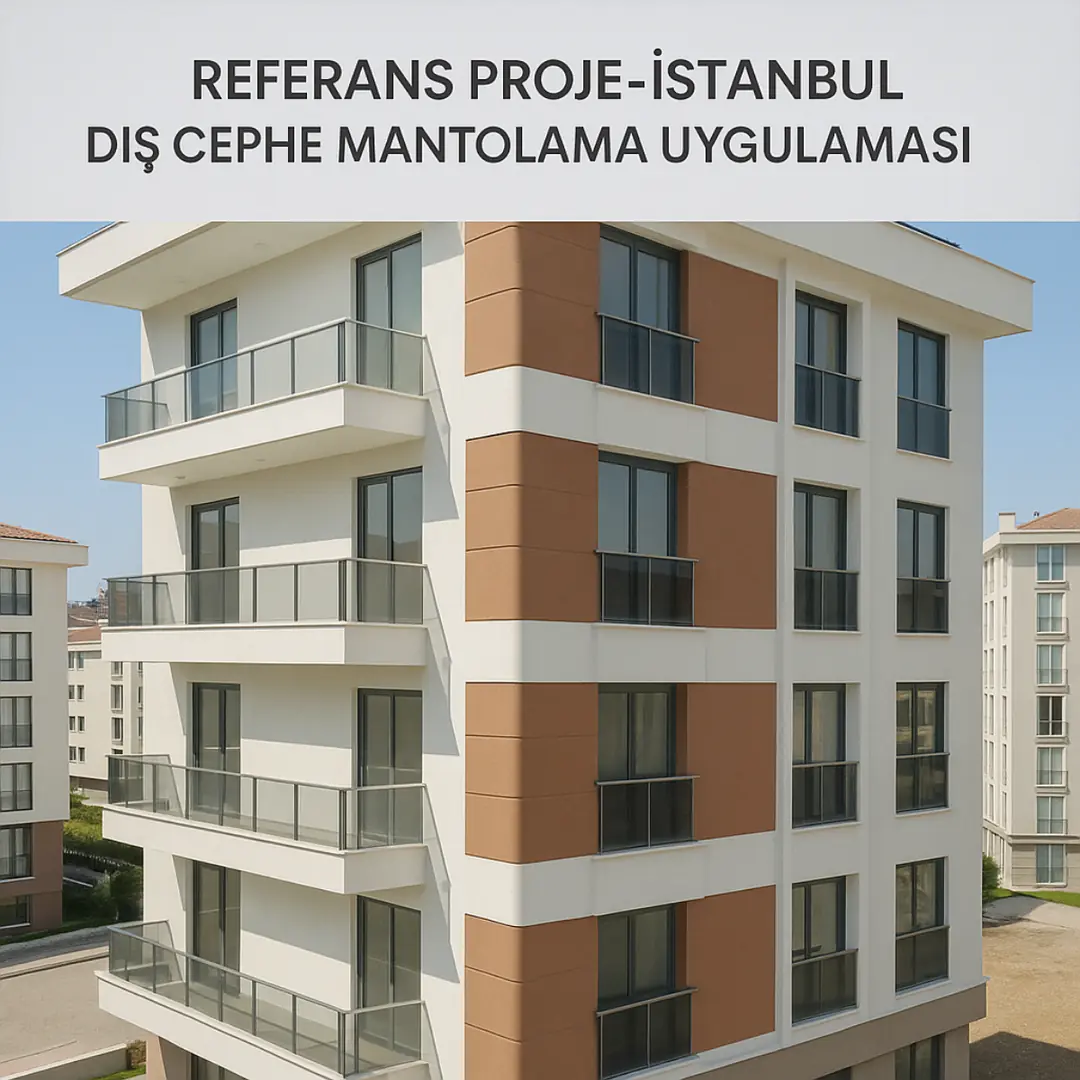 Dek-Mar İnşaat referans projesi – İstanbul dış cephe mantolama uygulaması 2025 – Dalmaçyalı sistem örneği