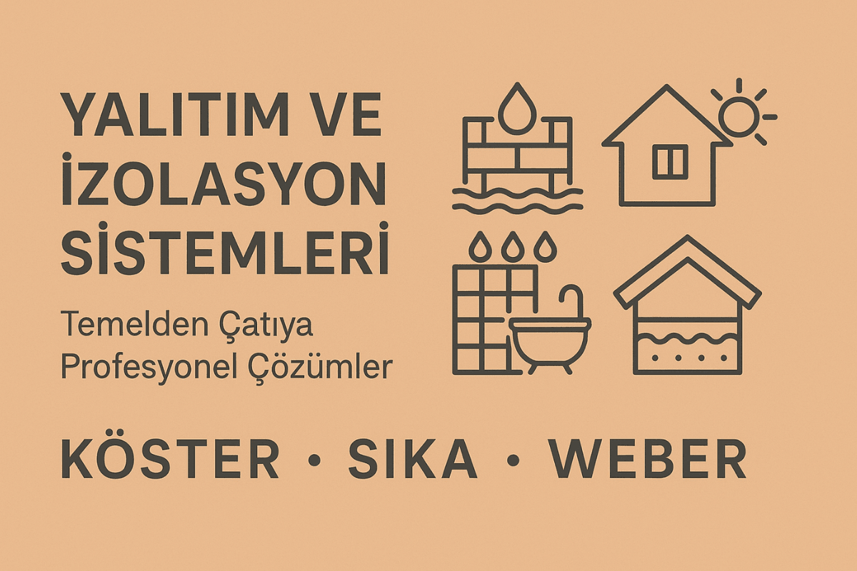 YALITIM Ve İZOLASYON SİSTEMLERİ