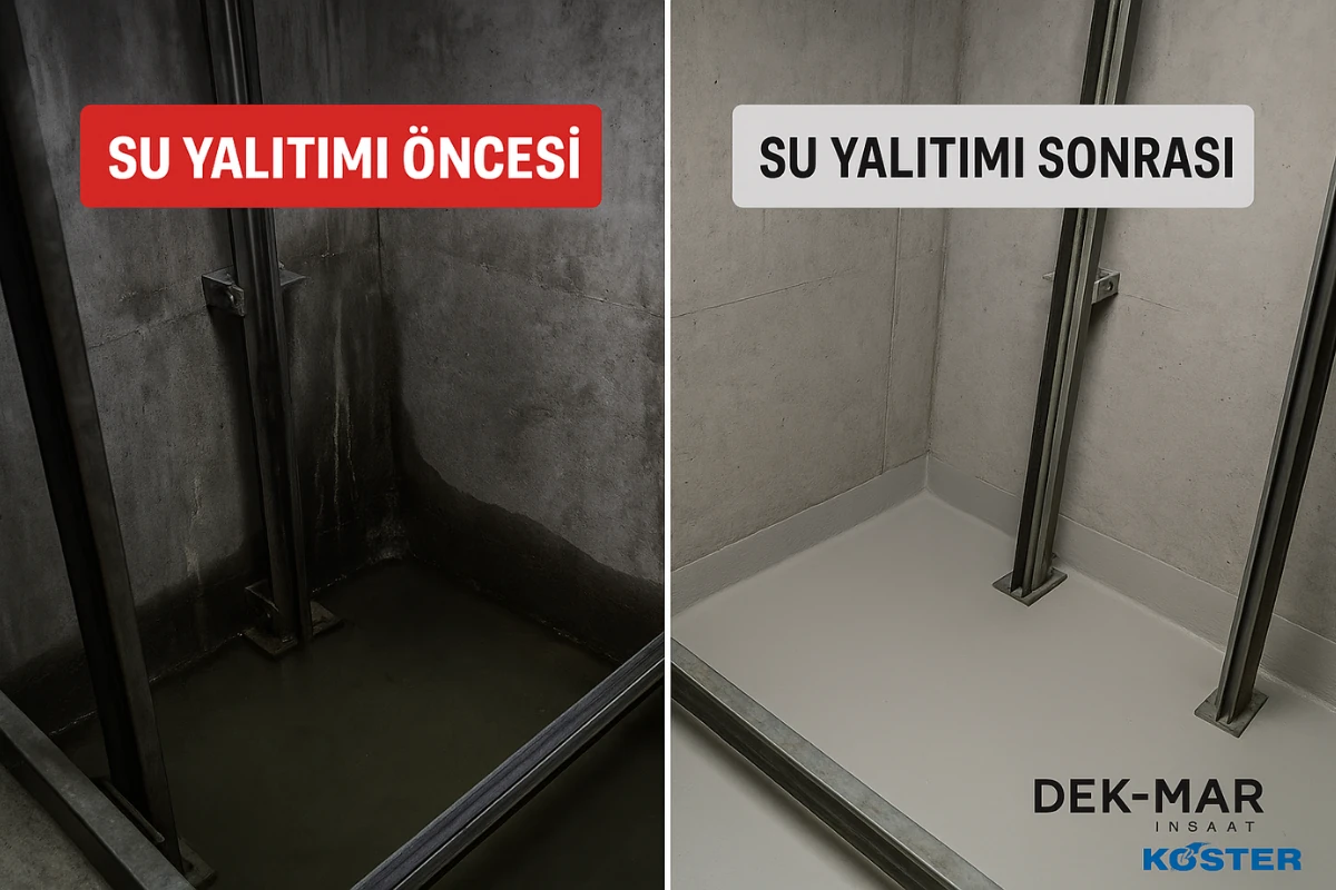 Asansör Kuyusu Su Yalıtımı Nasıl Yapılır?