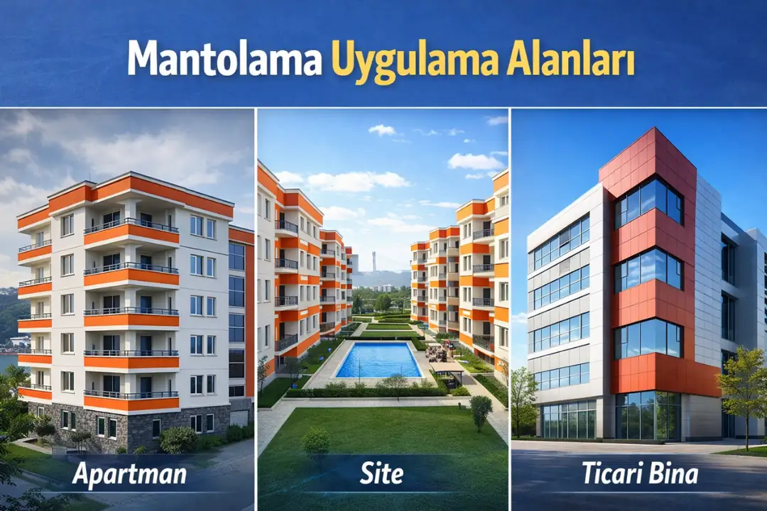 Çanakkale mantolama uygulama alanları apartman site ve ticari binalar&nbsp;