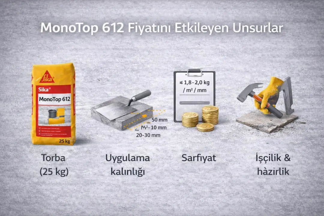 MonoTop 612 fiyatını etkileyen sarfiyat ve uygulama faktörleri&nbsp;