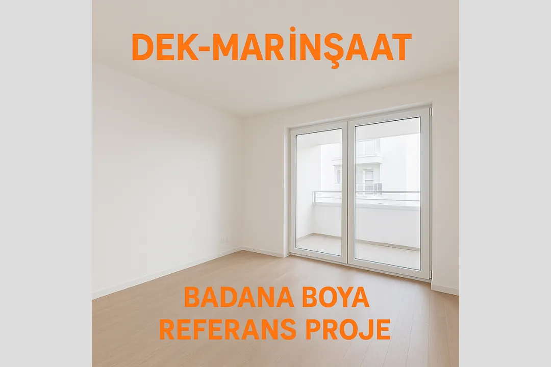 Dek-Mar İnşaat profesyonel boyacı ekibinden tamamlanmış badana boya referans projesi