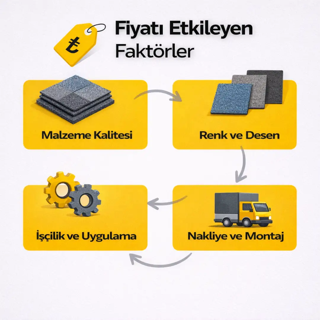 Karo halı fiyatlarını etkileyen faktörler: malzeme, metrekare ve işçilik