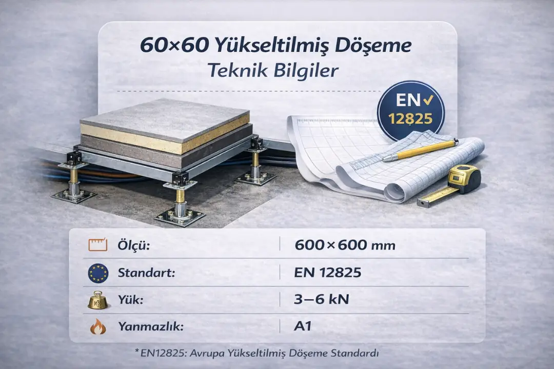 60x60 yükseltilmiş döşeme teknik özellikler mini bilgi kutusu&nbsp;