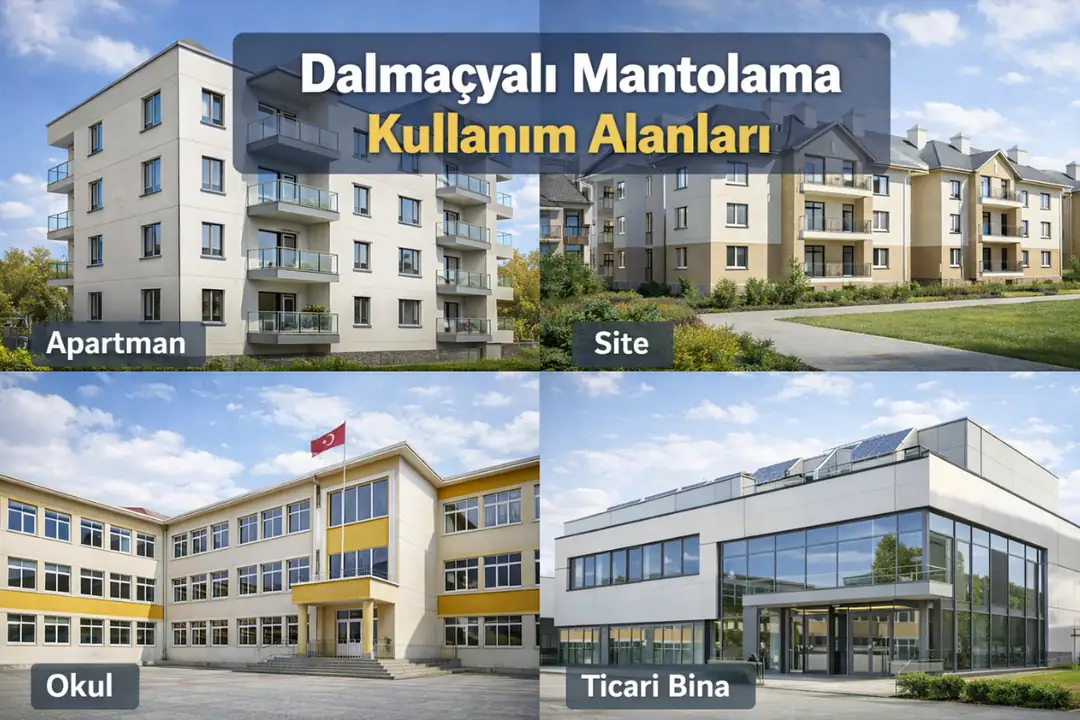 Dalmaçyalı mantolama apartman site okul ve ticari binalar&nbsp;