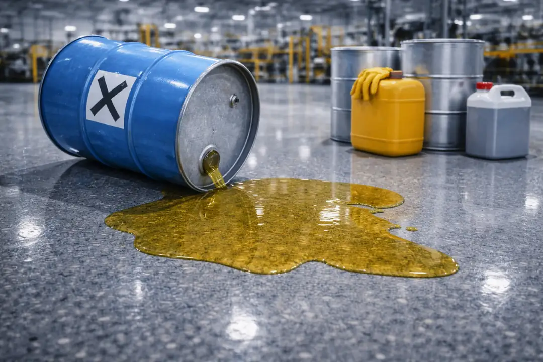 Kimyasal maddelere karşı dayanıklı epoksi zemin kaplama uygulaması