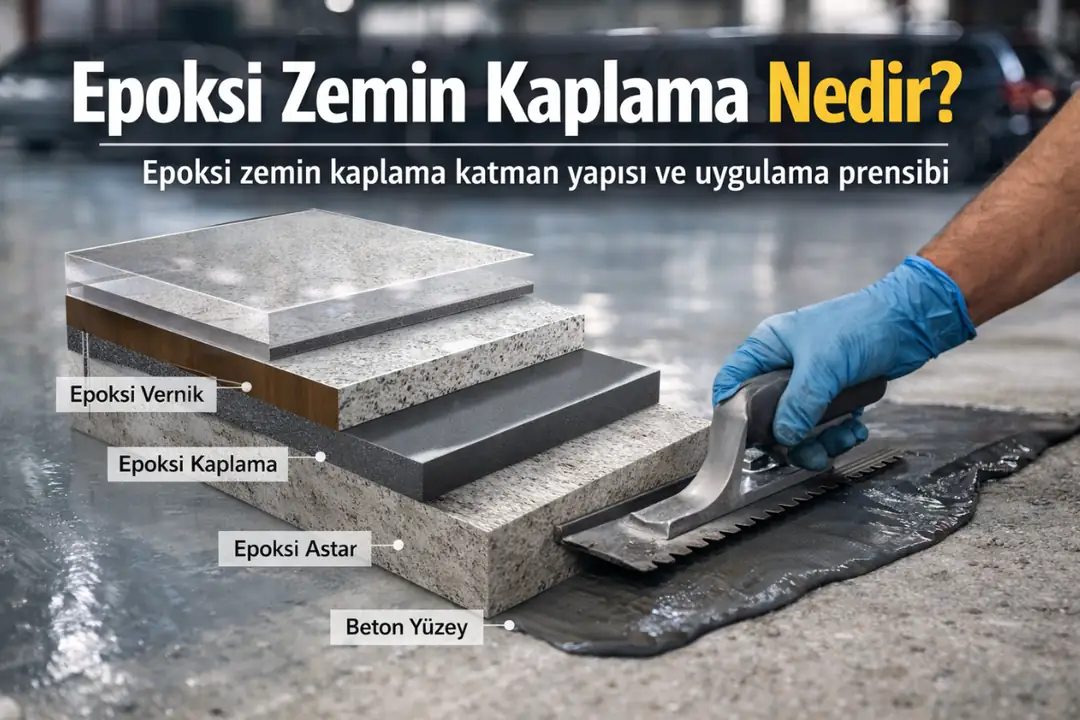 Epoksi zemin kaplama katman yapısı ve uygulama prensibi&nbsp;