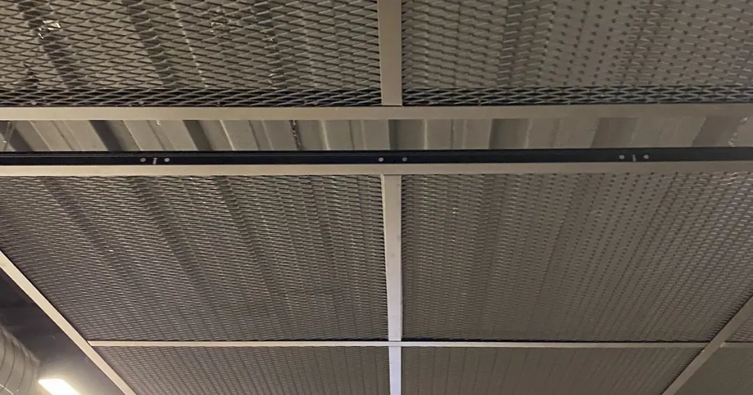 Mesh genişletilmiş metal asma tavan uygulaması