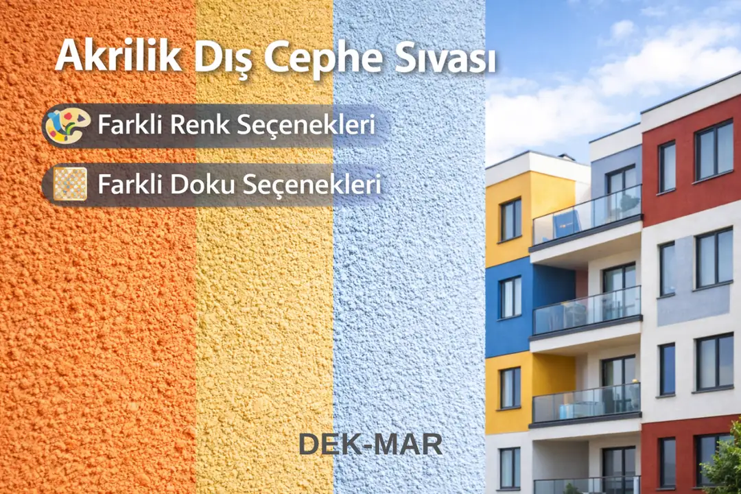 Akrilik dış cephe sıvası – farklı renk ve doku seçenekleriyle cephe kaplama&nbsp;