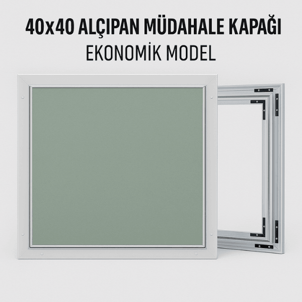 40x40 Alçıpan Müdahale Kapağı Ekonomik Model