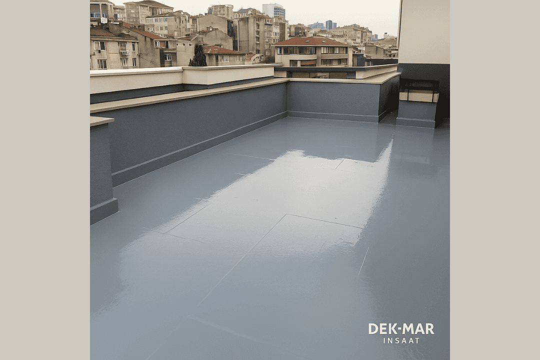 Dek-Mar İnşaat tarafından tamamlanmış Köster KB-Pur 214 25 kg su yalıtımı referans projesi. 