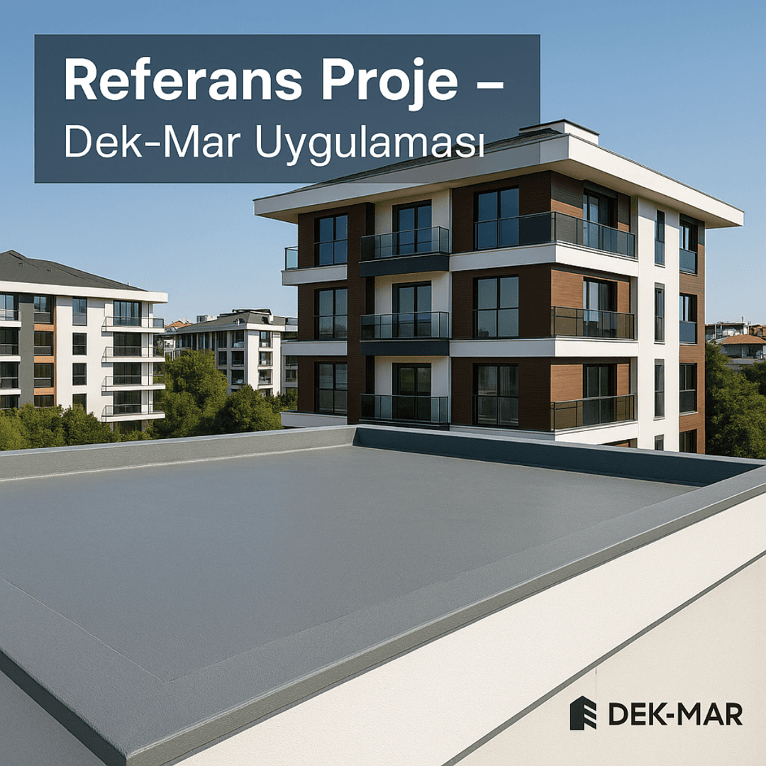 Dek-Mar İnşaat tarafından tamamlanmış beton dam izolasyonu referans projesi – İstanbul 2025