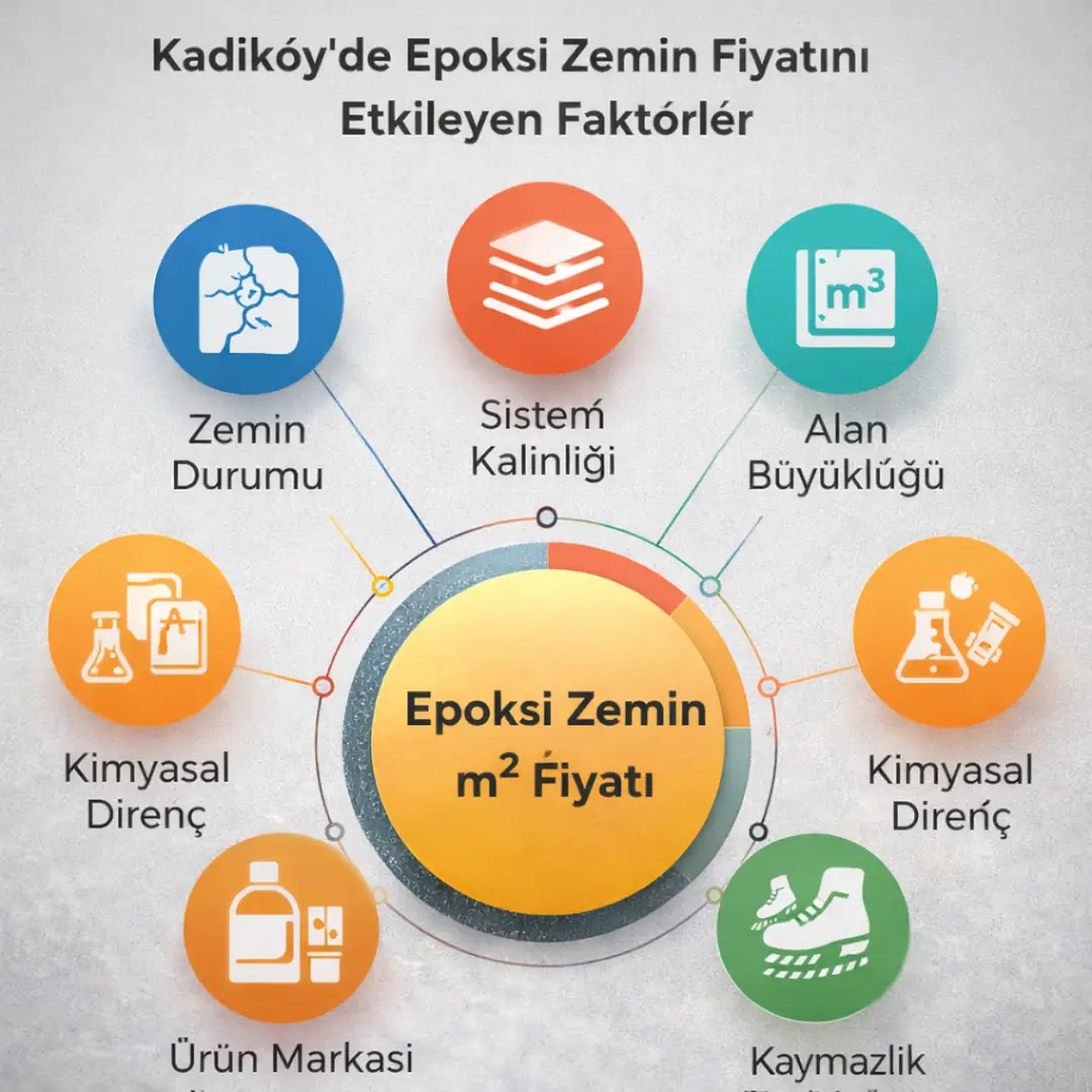 Epoksi zemin fiyatını etkileyen faktörler m2 maliyet