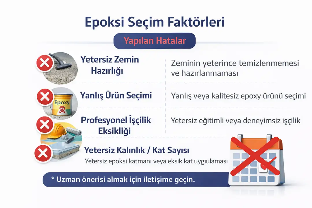 Nemli beton üzerine yapılan epoksi kaplamada kabarcık oluşumu&nbsp;