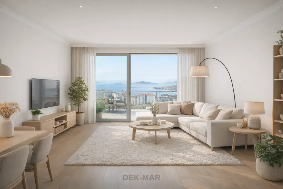 Maltepe boyacı hizmeti sonrası modern, ferah ve temiz salon görünümü