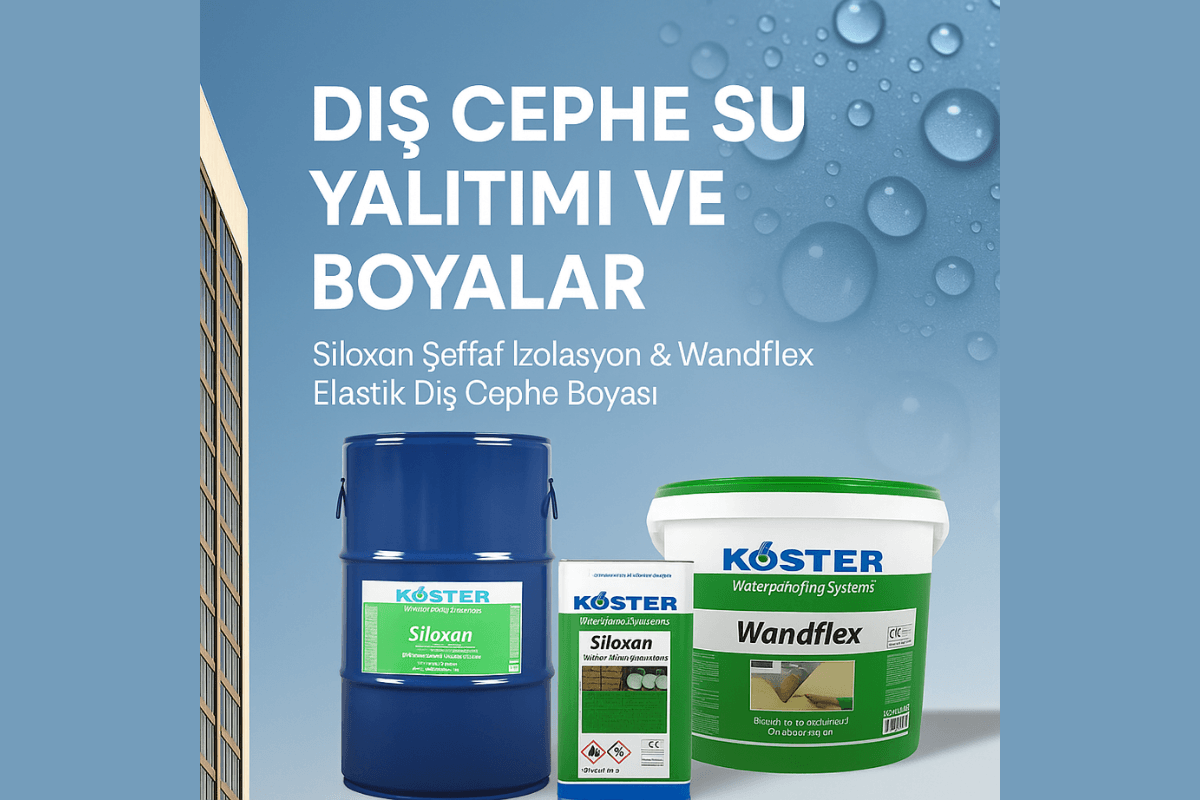 Dış Cephe Su Yalıtımı ve Cephe Boyaları