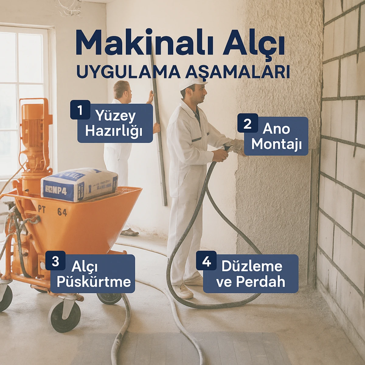 Makinalı Alçı Hizmeti