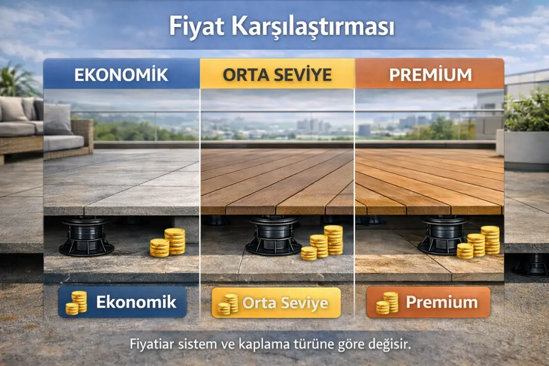 Dış mekan yükseltilmiş döşeme fiyat karşılaştırması&nbsp;