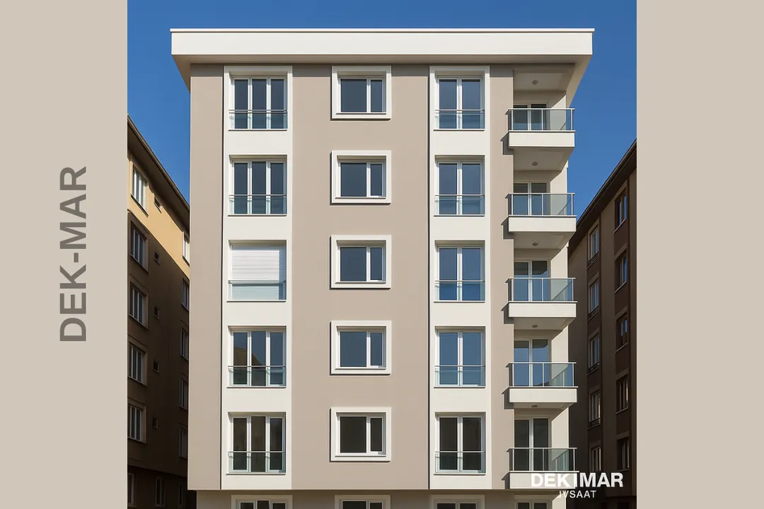 Dek-Mar İnşaat tarafından tamamlanmış profesyonel dış cephe mantolama referans projesi. 