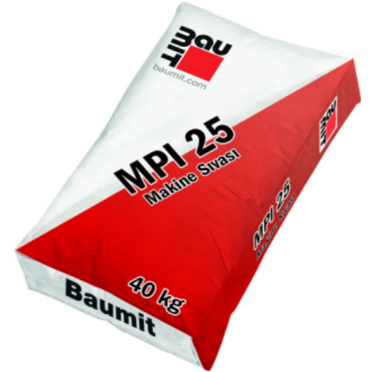 Baumit MPI 25 Makine Sıvası – İnce Dokulu İç Mekan Çimento Esaslı Sıva Harcı