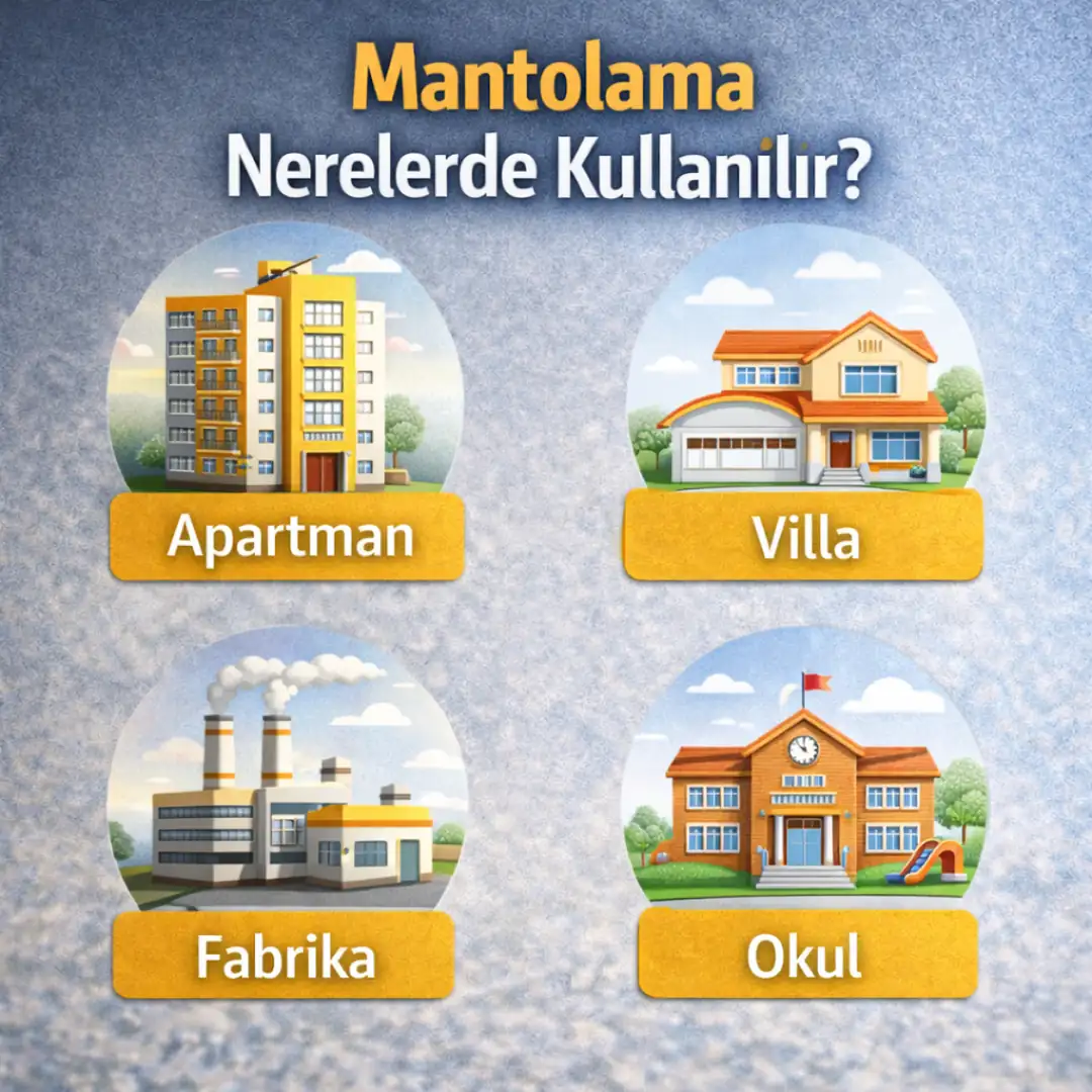 Apartman, villa ve ticari binalarda mantolama uygulaması&nbsp;